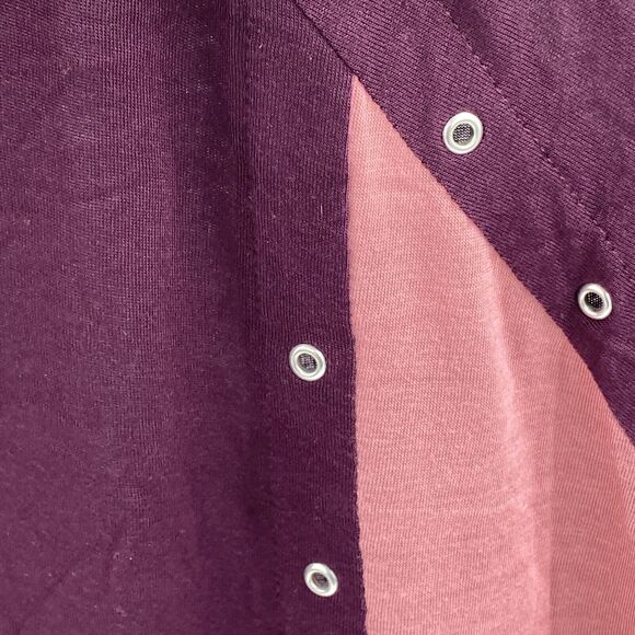 Michael Michael Kors Cordonovan Knit Layered Hem 3/4 Sleeve Top. size XS - Picture 2 of 5